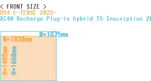 #DS4 E-TENSE 2022- + XC40 Recharge Plug-in hybrid T5 Inscription 2018-
